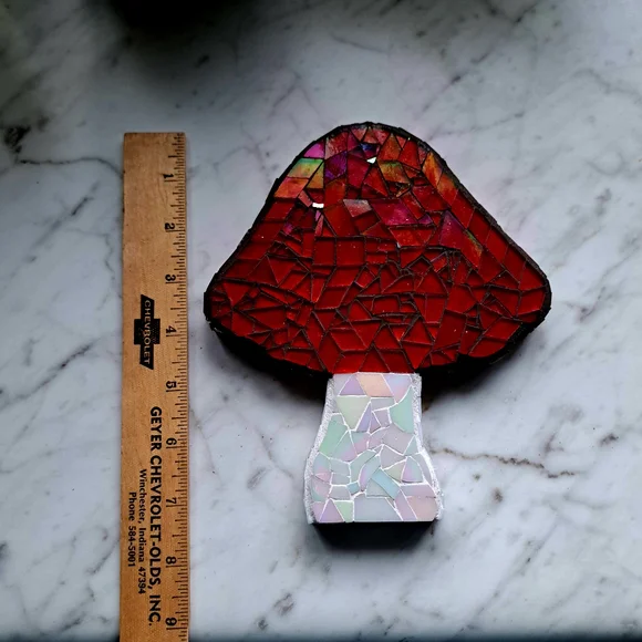 Irridescent Mosaic Mushroom Decor - Picture 7 of 15